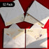 GORDEPENT 52 Pack, 3.5"x5" Gold Foil Thank You Cards with Envelopes | Floral Blank Inside Bulk Greeting Cards