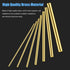 DYWISHKEY Assorted Brass Round Rods Bar, Diameter 2-8mm for DIY Craft Tool (24 Pieces)