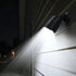 Mecanto 4000mAh 600 Battery Operated Motion Sensor Light Outdoor, Rechargeable Lumen Battery Powered Spotlight Outdoor
