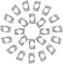 100 Pieces 2020 Series T Nuts, M5 T Slot Nut Hammer Head Fastener, Nickel Plated Carbon Steel