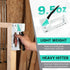 HAUSHOF Light Duty Staple Gun, Upholstery Staple Gun with 800PCS JT21 Staples, White Staple Gun Kit
