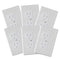 6-Pack Safety Innovations Self-Closing Outlet Covers (For Center Screw Outlets Only) -