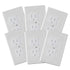 6-Pack Safety Innovations Self-Closing Outlet Covers (For Center Screw Outlets Only) -