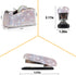 Bling Crystal Luxury Handmade Diamond Stapler & Desktop Tape Dispenser, Office Stationery Kit for Women