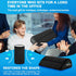 Foot Rest for Under Desk at Work, Ergonomic Foam Footrest with Warm Plush Feet Pocket for Office Chair