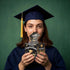 50 Set Graduation Gifts Funny Cash Gift Box Money Holder Money Gift Ideas Includes Plastic Bags with Pull-Out Card DIY