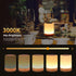 Touch Bedside Table Lamp, 13 RGB Colors & 5 Brightness Levels, USB Rechargeable Night Light with Remote Control for