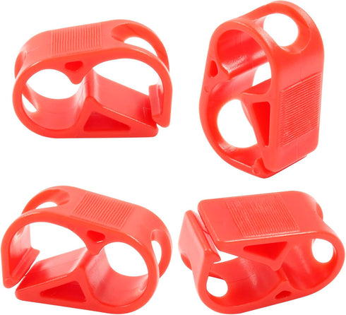 5 Pcs 1/4" - 5/16" Tube O.D. Plastic Tubing Clamps, Adjustable Shut Off Hose Clamp for Laboratory Flow Control