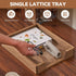 Kirigen Wood Letter-Size Tray Single-Tier(TP-DBR)- Wooden Tones Collection Front-Load Documents Tray for Office Desktop Organizer - Desk Magazine, File, Folder, Paper Holder Drak Brown by KIRIGEN