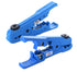 Cable Matters 2-Pack Wire Strippers in Blue, 8-16 AWG, Adjustable Blade, Precision Tool for Large Wires, Includes Cutter