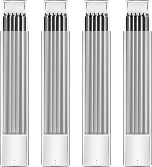 Hiboom 24 Pieces HB Refill for Carpenter Pencil - Long Lasting Pencil for Mechanical Pencil Woodworking Construction