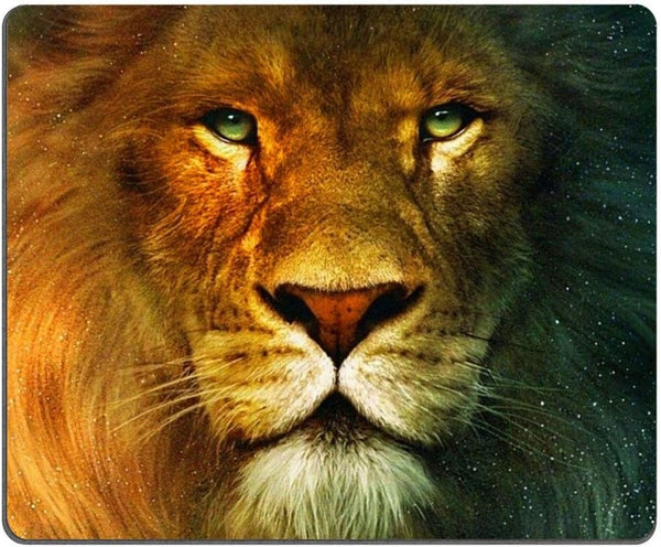 Waterproof Neoprene Soft Rubber Mousepad, Gaming Mouse Pad, Lion