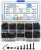 600PCS M3 Nuts and Bolts Assortment Set - Hex Nuts, Washers, Screws, Hex Socket Head Cap Screws - Alloy Steel with