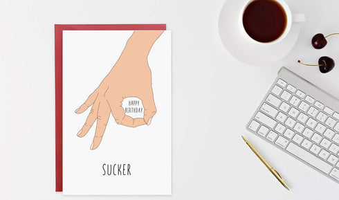 Gonzey Hilarious Birthday Card - The Circle Game Edition