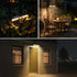 36 3 Solar Outdoor Lights with Motion Sensor, LED Waterproof Solar Powered Clamp Lights for Garden, Patio, Pathway