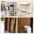 uxcell Screw Hole Covers Stickers - 162pcs Textured Plastic Self Adhesive Stickers for Wood Furniture