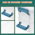 8 2 Gueevin Pcs Plastic Pencil Case Stackable Clear Pencil Box with Latching Lid Long Plastic Stationery Pen Case Bulk