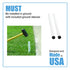 12 Kidkusion Driveway Safety Net for Outdoor Play| Ft. | Visual Boundary for Playtime Safety | Orange | Made in USA