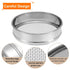 PATIKIL 18 Mesh Lab Sieve, 8" Diameter Test Sieve, 304 Stainless Steel Wire Cloth for Industrial Laboratory