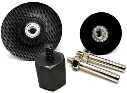Pro-Graad 5 5/8-11 2 3 5 5/8-11 Piece Angle Grinder Adapter Kit, with & Roll Lock Type R Quick Change Disc Pad Holder