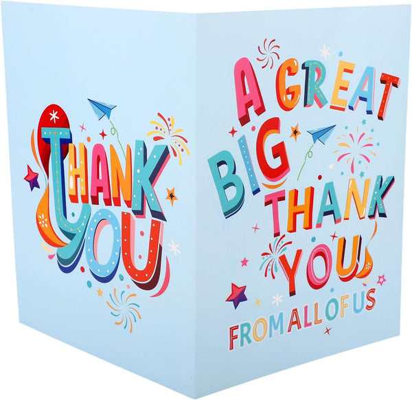 Gosknor Large Thank You Card, 15.75x10.63in Giant Jumbo A Great Big Thank You