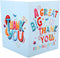 Gosknor Large Thank You Card, 15.75x10.63in Giant Jumbo A Great Big Thank You