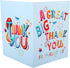 Gosknor Large Thank You Card, 15.75x10.63in Giant Jumbo A Great Big Thank You