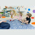 ELANE 24 Pcs Colorful Dry Erase Dots for Classroom Tables, Dry Erase Sticker for Wall, 6 inch