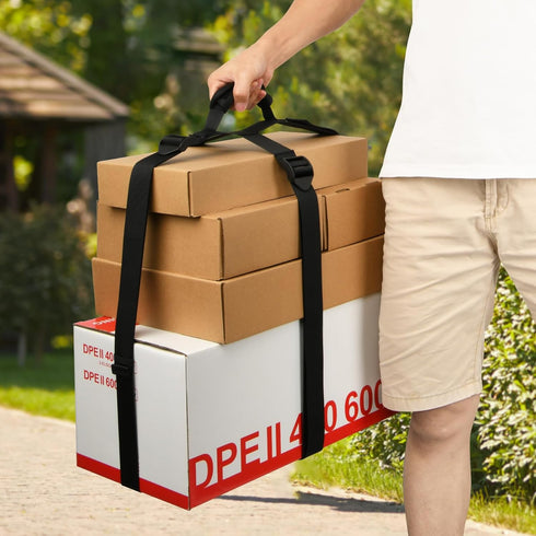 Cosmos Box Carrying Strap with Handle, Adjustable Handheld Belt for Moving Heavy Objects, 126 Inch Heavy Duty Strap