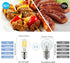 5-Pack S11 LED Bulbs E17 Intermediate Base, 40 Watt Equivalent, 5000K Daylight 4W for Bedside Lamp, Lava Lamps