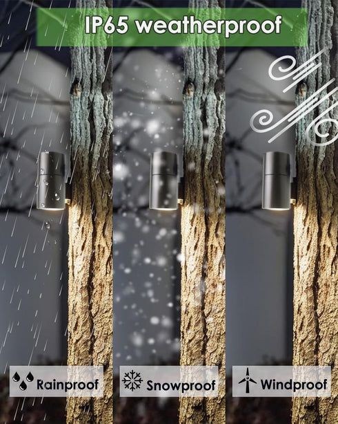 5W MR16 Bulb 1-Count Landscape Down Lighting Low Voltage Spot Lights Outdoor LED Wall Mounted Low Voltage Tree Lights