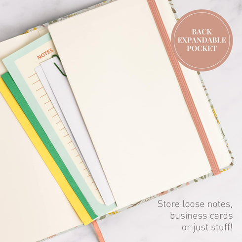 Rileys & Co Lined Journal Notebook for Work and School, Compact 8 x 6 Inches, 240 Pages, Hardcover Journal for