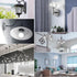 4 Pack A15 Bulbs 60 5000K Bulb, Non-Dimmable, 600 E26 A15 6.5W Bulbs 60 MorningLight Light Watt Equivalent, Daylight