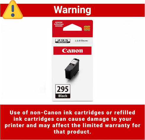 Canon PG-295 TR7120, TS6520, TS4320 Genuine Black Ink Cartridge, Compatible