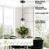 Modern Black Farmhouse Clear Glass Cylinder Pendant Light Fixture,Ceiling Hanging Metal Industrial Mini Pendant