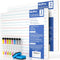 Nicpro Dry Erase Lap Board, 12 x 16 inches, 2 Pack with Ruled Kid Double Sided Blank & Lined Mini Whiteboard