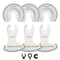 6Pcs Oscillating Tool Blades, Diamond Carbide Multi Tool Blades for Grout Removal and Soft Tile Cutting