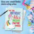 NobleWorks - Unicorns and Rainbows - Funny Magical Animal Birthday Greeting Card with Envelope (Big 8.5 x 11 Inch)