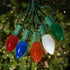 C7 Bulbs, Bulbs, E12 5Watt 25 Pack Replacement Multicolor Christmas Light Candelabra Base, Incandescent for Outdoor