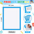 Henoyso Science Fair Board Supplies 100 Pcs 80 Trim Scalloped Borders 20 Project Printable Adhesive Paper