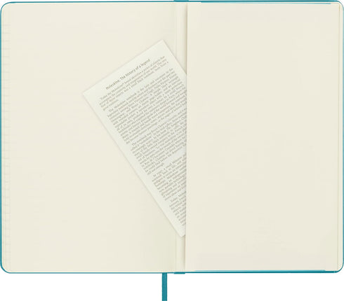 Moleskine Classic Notebook, Hard Cover, Large (5" x 8.25") Ruled, Reef Blue, 240 Pages