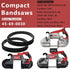 2 PCS 45-69-0030 Blade Pulley Tire Replacement for Milwaukee Compact Bandsaws 6242-6, 2629-20, 6230, 6232-20