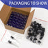 Teenitor Essential Oils Sample Bottles, 36 Pcs 2 ml Cobalt Blue Oil Bottles with 2 Free Glass Eye Droppers