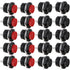 Clyxgs Momentary Push Button Switch No Lock SPST Mini Round Switches, AC 250V / 3A, 20PCS