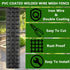 EliteEdge 24 60 2 3 16 Hardware Cloth in x ft, x in Mesh Gauge Galvanized Wire Mesh Roll, Weather-Resistant Vinyl