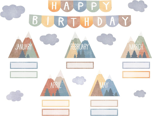 Teacher Created Resources Happy Birthday Mini Bulletin Board TCR9171 Moving Mountains