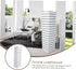 Veemoon Minimalist Vertical Paper Lamp Shade Floor Cover Frame with Black Strips Simple Nordic Style for Bedroom Living