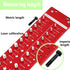 28 Thread Checker - Nut and Bolt Identifier Gauge with 14 Metric and 14 Standard Sizes, Aluminum
