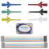 Test Lead Set, Mini Grabber Test Hook Clips Silicone Jumper Wires for Electrical Testing, 60 V, 3A (18PCS)