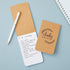 Paper Junkie 12 Pack Small Pocket Notepad, Kraft Paper Cover To Do List Notebook, 64 Lined Pages Each (2.7x4.5 In)